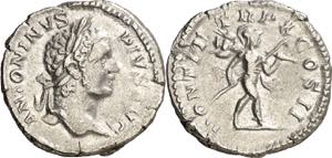 (207 d.C.). Caracalla. Denario. (Spink 6862) ... 