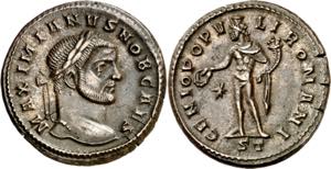 (296-297 d.C.). Galerio Maximiano. Ticinum. ... 