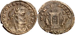 (308 d.C.). Constancio I, Cloro. Lugdunum. ... 