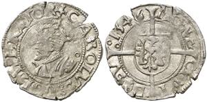 1546. Carlos I. Besançon. 1/2 carlos. (Vti. ... 
