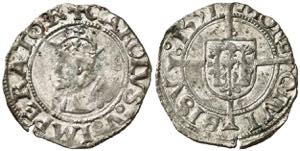 1551. Carlos I. Besançon. 1/2 carlos. (Vti. ... 