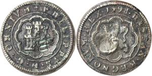 1598. Felipe II. Segovia. 4 maravedís. (AC. ... 