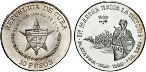 Cuba. 1989. 10 pesos. (Kr. 164). En marcha ... 