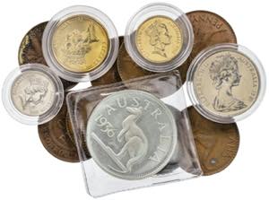 Australia. 1919 a 1988. Lote de 12 monedas ... 