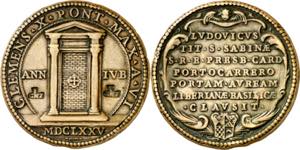 1675. Medalla conmemorativa del Cardenal ... 