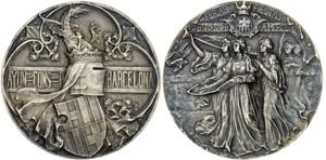 1902. Barcelona. (Cru.Medalles 958A). ... 