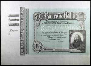 1922. Banco de Valls. 50 pesetas. 1 de ... 