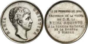 1894. Alfonso XIII. Visita de la regente a ... 