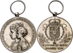 1902. Alfonso XIII. Medalla de distinción ... 