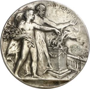 s/d (1910). Pro España. Medalla. (Cano ... 