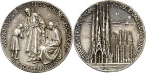 1921. Año jubilar Josefino. Medalla. ... 