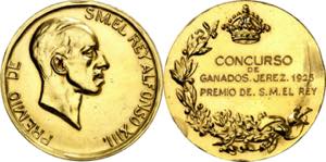 1925. Alfonso XIII. Jerez. Concurso de ... 