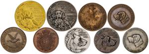 1892-1925. Alfonso XIII. Lote de 9 medallas ... 