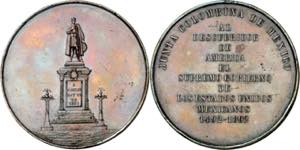 México. 1892. La Junta Colombina. Medalla. ... 
