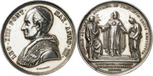 Vaticano. 1880. León XIII (1878-1903). A ... 