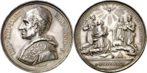 Vaticano. 1882. León XIII (1878-1903). A ... 