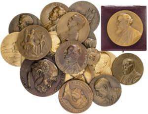 1887-1929. Conjunto de 15 medallas francesas ... 