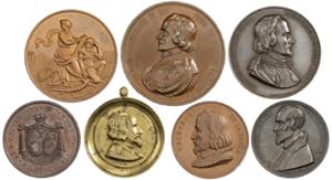 1881. Alfonso XII. Lote de 7 medallas del II ... 