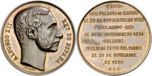 1885. Alfonso XII. Fallecimiento de Alfonso ... 
