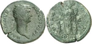 (128-129 d.C.). Adriano. Dupondio. (Spink ... 