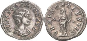 (220-222 d.C.). Julia Soaemias. Denario. ... 