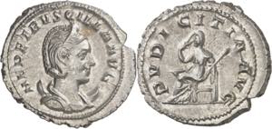 (250 d.C.). Herennia Etruscilla. ... 