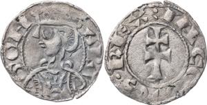 Jaume I (1213-1276). Zaragoza. Dinero ... 