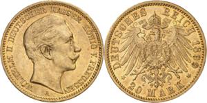 Alemania. Prusia. 1899. Guillermo II. A ... 