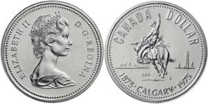 Canadá. 1975. Isabel II. 1 dólar. (Kr. ... 