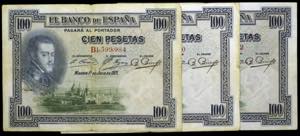 1925. 100 pesetas. (Ed. B127) (Ed. 344). 1 ... 