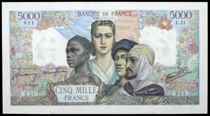 Francia. 1942. Banco de Francia. 5000 ... 