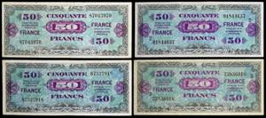 Francia. 1944. 50 francos. (Pick 122). 4 ... 