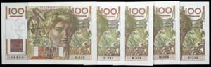 Francia. 1948 y 1949. Banco de Francia. 100 ... 