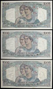 Francia. 1945 y 1946. Banco de Francia. 1000 ... 