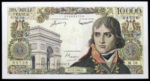 Francia. 1956. Banco de Francia. 10000 ... 