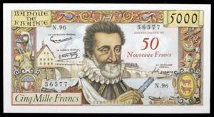 Francia. 1958. Banco de Francia. 50 francos ... 