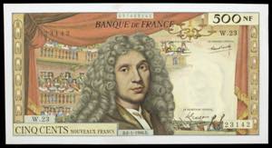Francia. 1966. Banco de Francia. 500 francos ... 