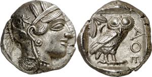 (454-404 a.C.). Atica. Atenas. Tetradracma. ... 