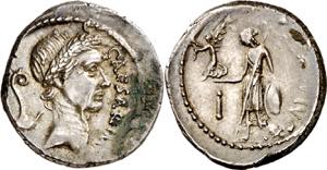(44 a.C.). Julio César. Denario. (Spink ... 