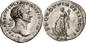 (111 d.C.). Trajano. Denario. (Spink 3142 ... 