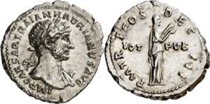 (118 d.C.). Adriano. Denario. (Spink 3549 ... 