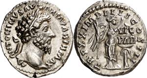 (166 d.C.). Marco Aurelio. Denario. (Spink ... 