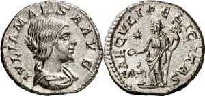 (220-221 d.C.). Julia Maesa. Denario. (Spink ... 