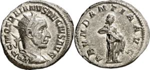 (250-251 d.C.). Trajano Decio. Antoniniano. ... 