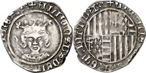 Alfons IV (1416-1458). Àquila. Ral. ... 