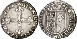 Francia. Navarra. 1589. Enrique III. ... 