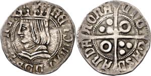 1545. Carlos I. Barcelona. 1 croat. (AC. 62) ... 