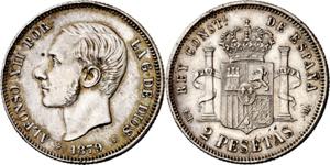 1879*1879. Alfonso XII. EMM. 2 pesetas. (AC. ... 