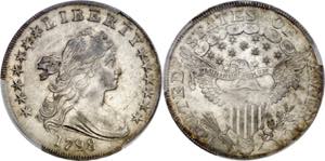 Estados Unidos. 1798. 1 dólar. (Kr. 32). En ... 