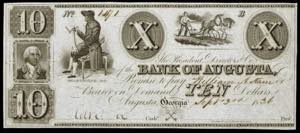 Estados Unidos. Georgia. 1836. Bank of ... 